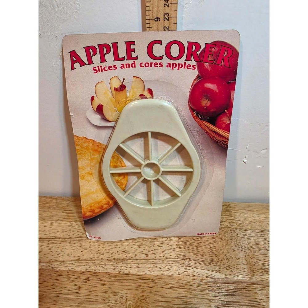 vintage or classic apple corer and slicer sealed in its original cardboard